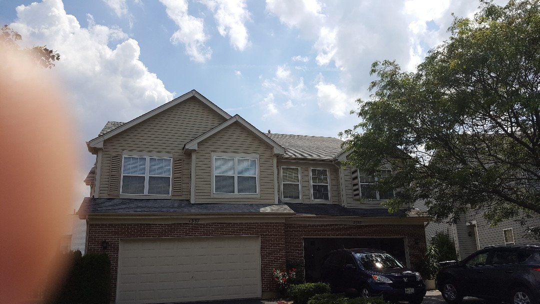 Storm shingle damage and full shingle roof replacement Storm shingle damage and full shingle roof replacement