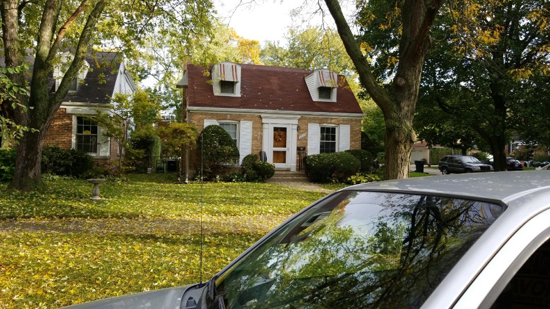 Estimating roof repaired on an asphalt shingle roof. Estimating roof repaired on an asphalt shingle roof.
