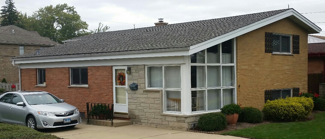 Completed roof and aluminum fascia installation. Shingles used were GAF Timberline lifetime Architectural shingles - Color: Weathered Wood Completed roof and aluminum fascia installation. Shingles used were GAF Timberline lifetime Architectural shingles - Color: Weathered Wood