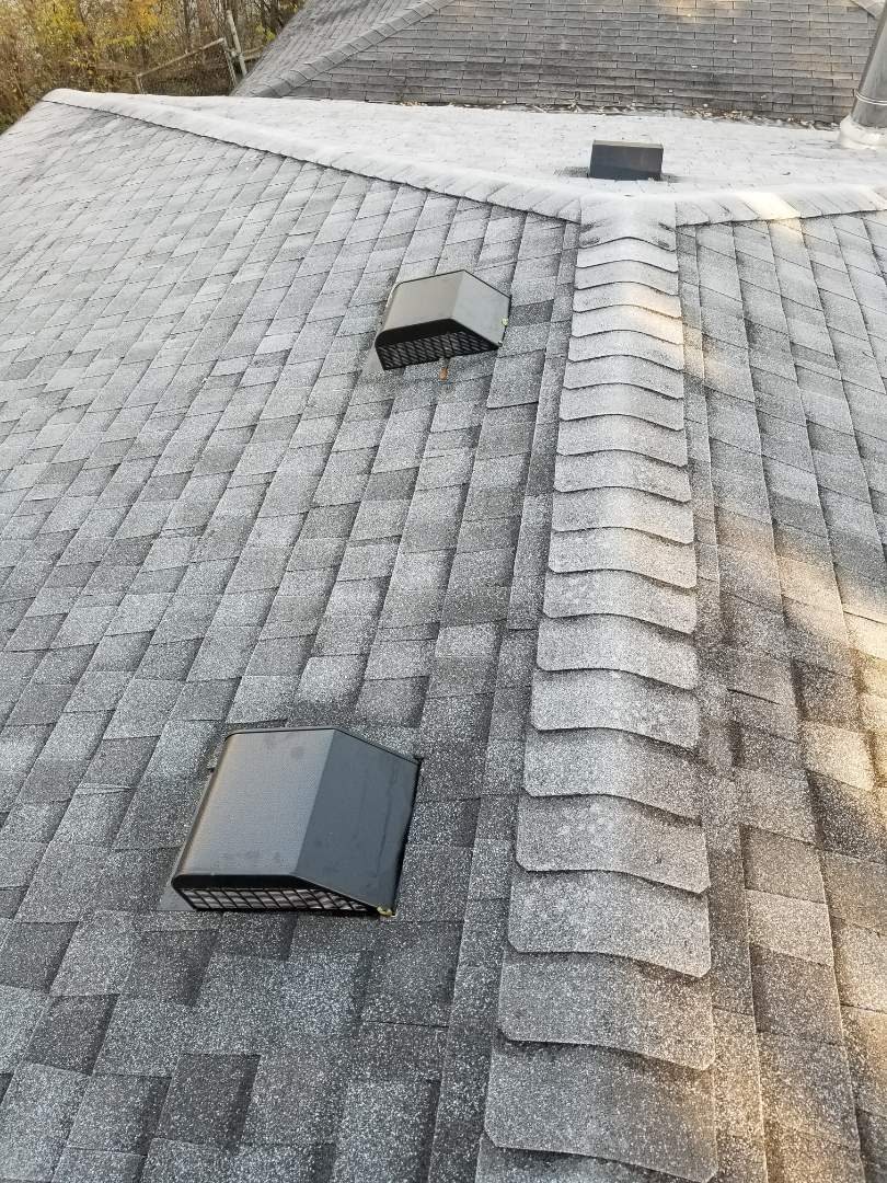 Final inspection on a new S fault single architectural roof Final inspection on a new S fault single architectural roof