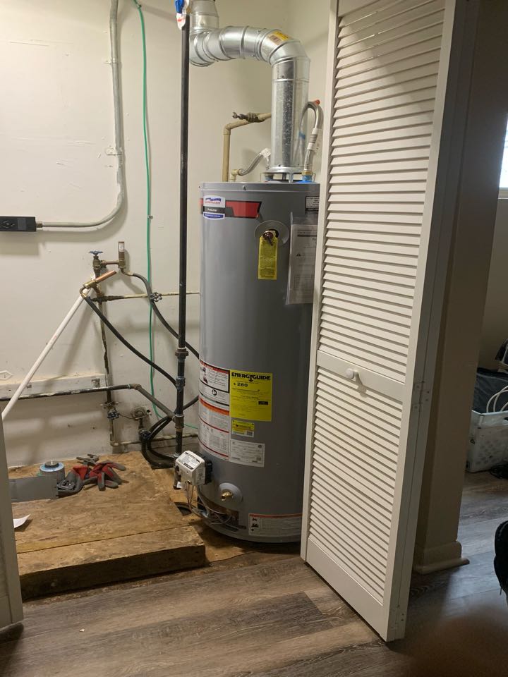 New Hot Water Tank Install