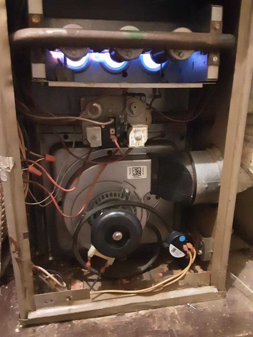 Janitrol Furnace, Carbon monoxide testing