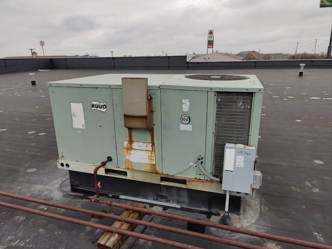 Ruud rooftop unit not heating. Inducer motor repair. In