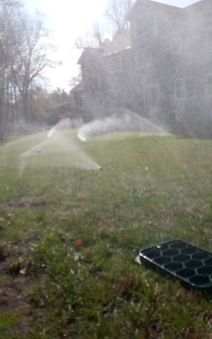 Winterized sprinkler system. Scotchplains, Naj