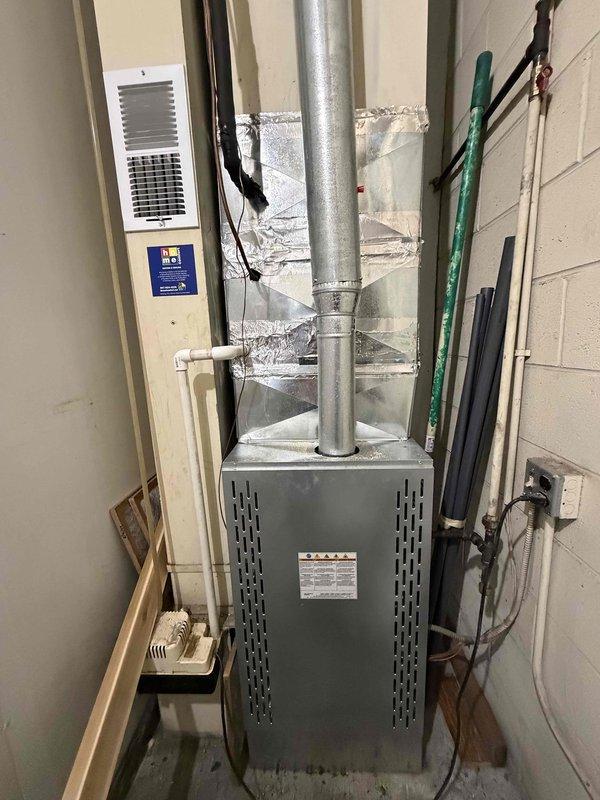 Performed scheduled commercial preventative maintenance service on rooftop condensing unit and interior furnace system. Completed comprehensive checklist inspection of both units, verifying proper operation and airflow. Documented current equipment specifications and filter requirements for system database update.
