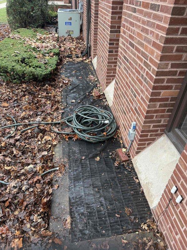 Completed installation of high-efficiency commercial boiler system, including measurement of fresh air intake grate and installation of Wi-Fi module for remote system monitoring. Installed power switch lock brackets on each boiler unit as specified, with parts sourced from dispatch. Lockbox access confirmed on Prospect side adjacent to red doors.