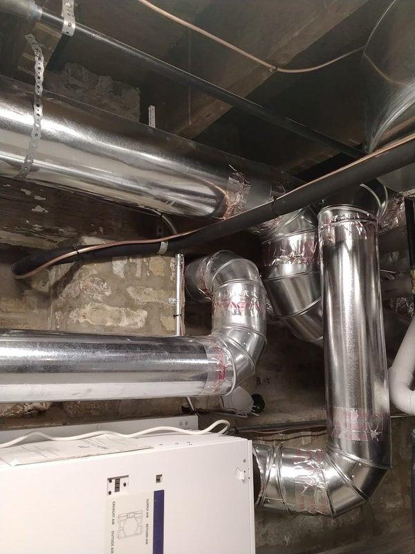 Installed new refrigerant lineset for basement HVAC system, including proper vacuum procedures to remove moisture and non-condensables from the lines. Successfully charged system with appropriate refrigerant following manufacturer specifications, ensuring optimal system operation and warranty compliance.