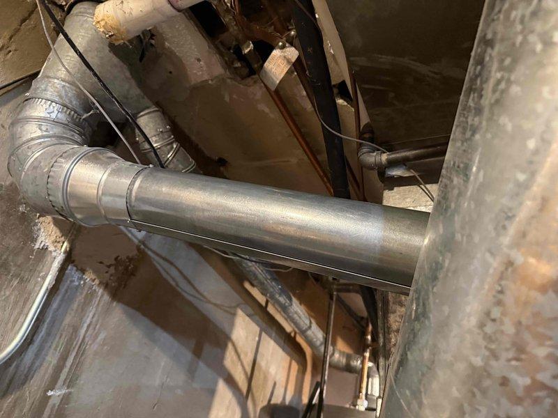 Completed replacement of first floor gas valve in HVAC system. Installation included proper connection to existing ductwork and verification of secure fittings. Invoice partially collected with remainder to be processed upon valve delivery.