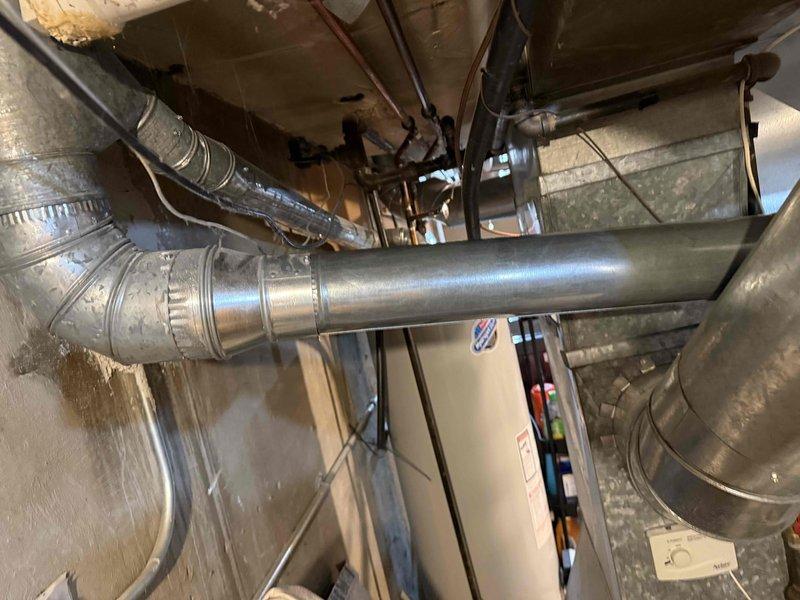 Completed replacement of first floor gas valve in HVAC system. Installation included proper connection to existing ductwork and verification of secure fittings. Invoice partially collected with remainder to be processed upon valve delivery.