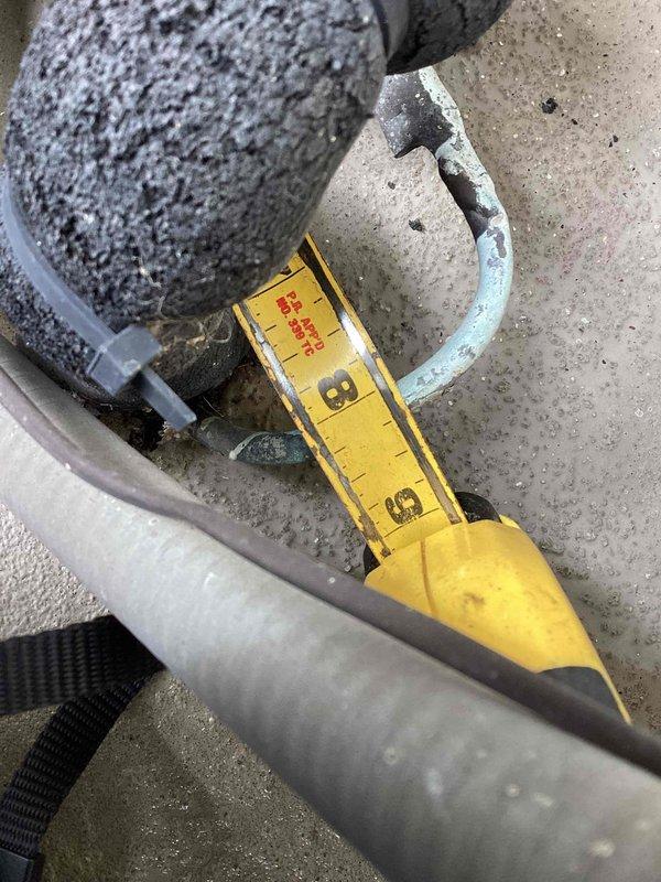 Completed Comfort Plan Clean and Check on a single air handler system with electric heat and condenser located on balcony. Performed measurements of refrigerant lines to assess system condition. Customer expressed interest in heat pump conversion, which would require coordination with building management regarding elevator access for equipment replacement.