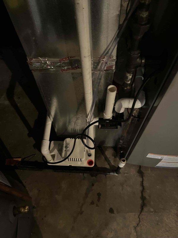 Successfully completed installation of a new Lennox Two-Stage, Variable 66k forced air furnace, replacing the existing unit. Connected the new furnace to existing ductwork with necessary sheet metal transitions, gas line, electrical circuit, and exhaust system. Performed startup testing and safety inspection, confirming proper operation of all components including the condensate pump and drainage system.