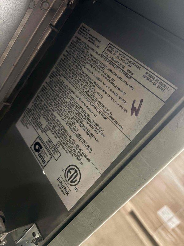 Completed spring preventive maintenance on commercial HVAC unit. Performed comprehensive system inspection per checklist, documented manufacturer equipment specifications from unit nameplate, and tested electrical components including capacitor voltage readings. Updated equipment information and filter specifications for maintenance records.