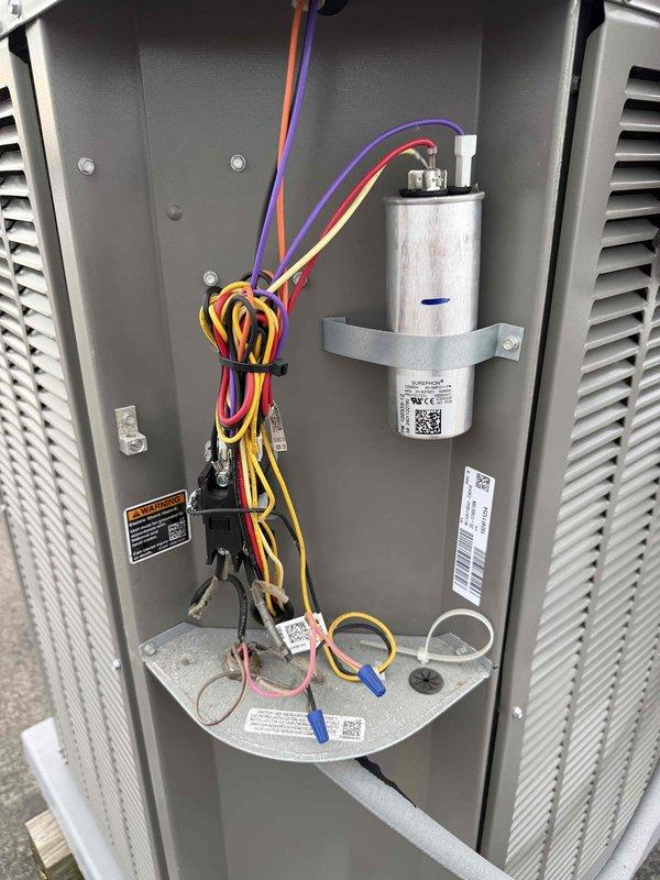 Completed spring preventive maintenance on Lennox rooftop air conditioning unit. Performed comprehensive inspection of electrical components including capacitor and contactor, verified all wire connections secure, documented equipment specifications and filter information, and returned thermostat to original settings upon completion.