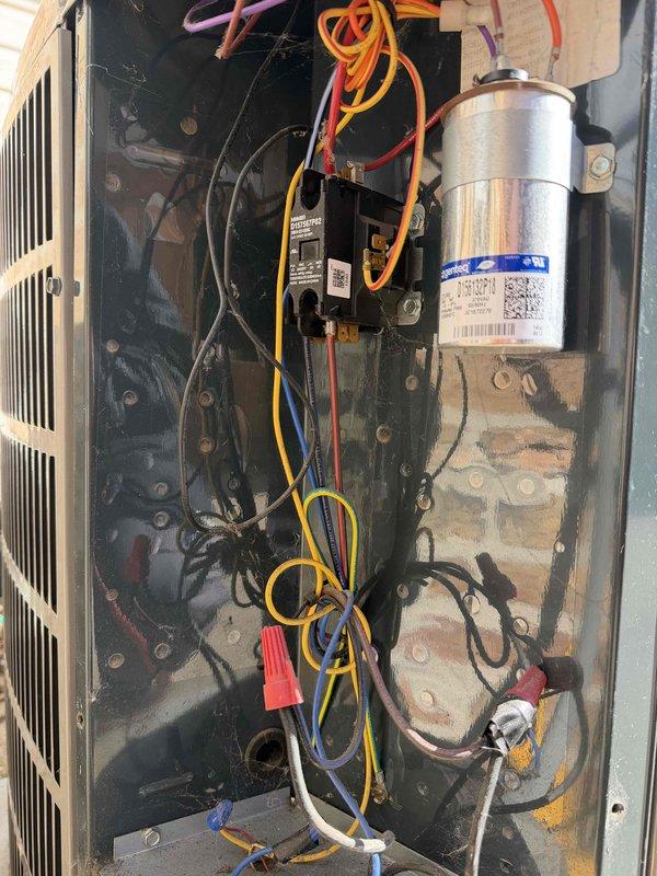 Completed spring maintenance clean and check on residential air conditioning system and air scrubber unit per standard comfort plan protocol. Performed comprehensive inspection of outdoor condenser unit including coil cleaning, electrical connections verification, and refrigerant pressure assessment. Inspected interior components including contactor, capacitor, and wiring harness for proper operation and signs of wear. All electrical connections were found secure with proper wire routing and terminations. Capacitor tested within acceptable range and contactor operation verified. Air scrubber unit inspected and confirmed operational. System operating within manufacturer specifications with no deficiencies noted at time of service.