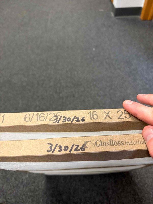 Completed spring preventive maintenance on commercial rooftop HVAC unit per contract agreement. Performed comprehensive checklist inspection including condenser unit evaluation, refrigerant line assessment, and equipment documentation. Documented existing filter specifications (16x25 Glasfloss) and updated equipment information for maintenance records.
