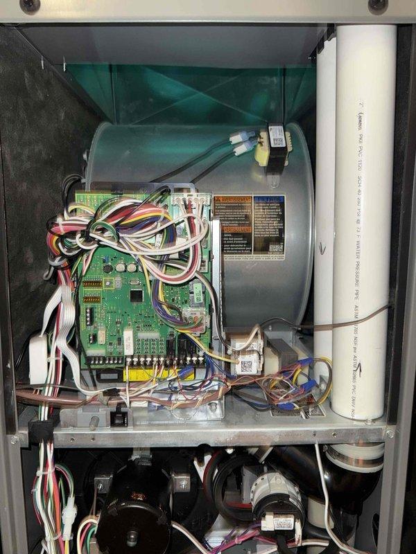 Completed comprehensive clean and check maintenance service on residential air conditioning system and Aprilaire humidifier per comfort plan agreement. Performed thorough inspection of all mechanical and electrical components including blower assembly, control board, wiring connections, and associated hardware. Per customer request, conducted humidifier maintenance during spring season instead of standard fall schedule. Delivered replacement air filter as requested.