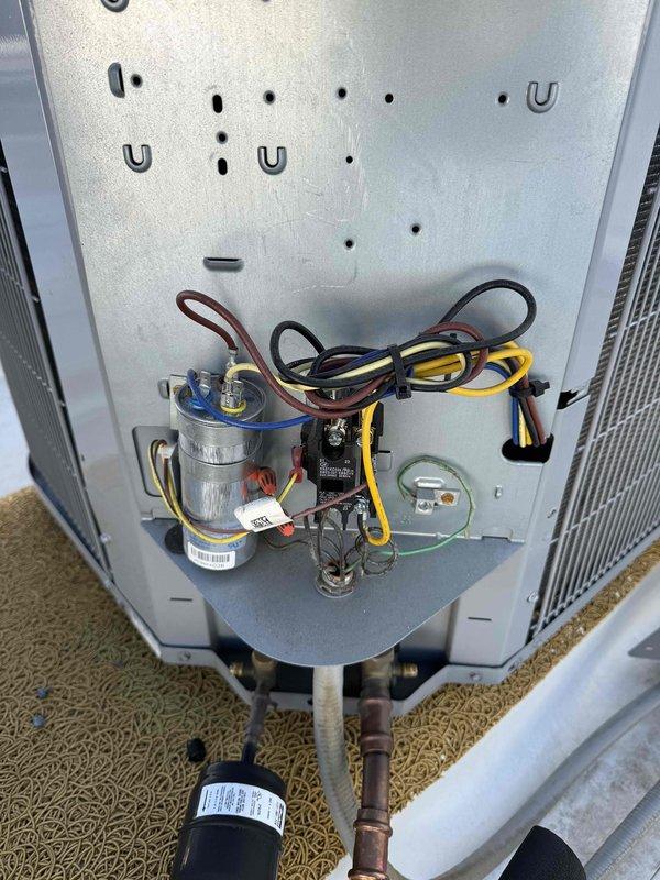 Completed comprehensive tune-up and preventive maintenance on residential air conditioning system. Performed thorough inspection of outdoor condenser unit including electrical components, capacitor, contactor, and refrigerant lines. All components found operating within normal parameters; system tested and confirmed ready for cooling season operation.