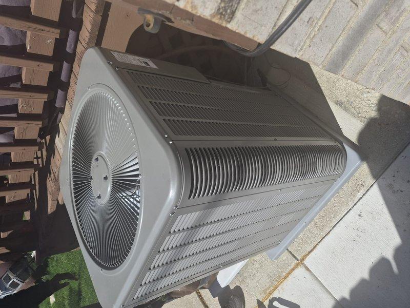 Completed comprehensive air conditioning tune-up and clean-and-check service on residential 2.5-ton split system. Performed thorough inspection of outdoor condenser unit, verified proper operation of fan motor and compressor, cleaned condenser coils and checked refrigerant levels. Inspected indoor air handler components including blower assembly, control boards, gas valve connections, and all electrical wiring for proper connections and operation. All system components found operating within normal parameters with no deficiencies noted.