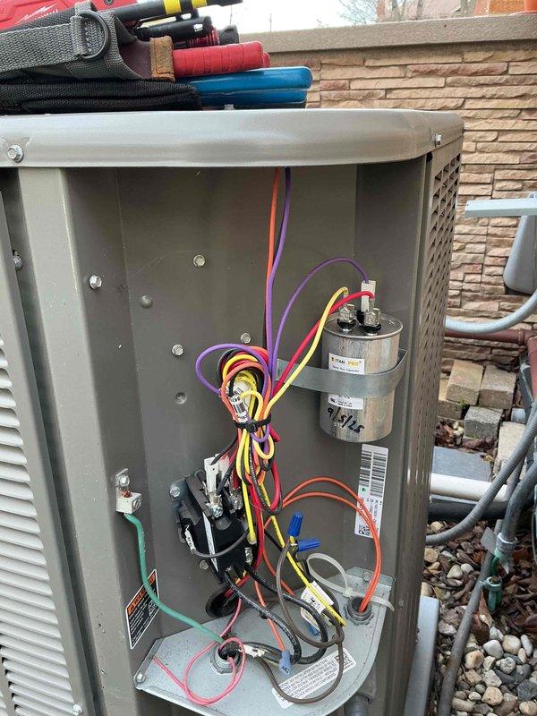 Completed preventive maintenance clean and check on two residential air conditioning systems per comfort plan agreement. Performed comprehensive inspection of both outdoor condenser units, including one Lennox model, verifying proper operation of compressors, fan motors, contactors, and dual capacitors. Cleaned condenser coils, checked refrigerant levels, tested electrical connections and components, and confirmed all systems operating within manufacturer specifications.