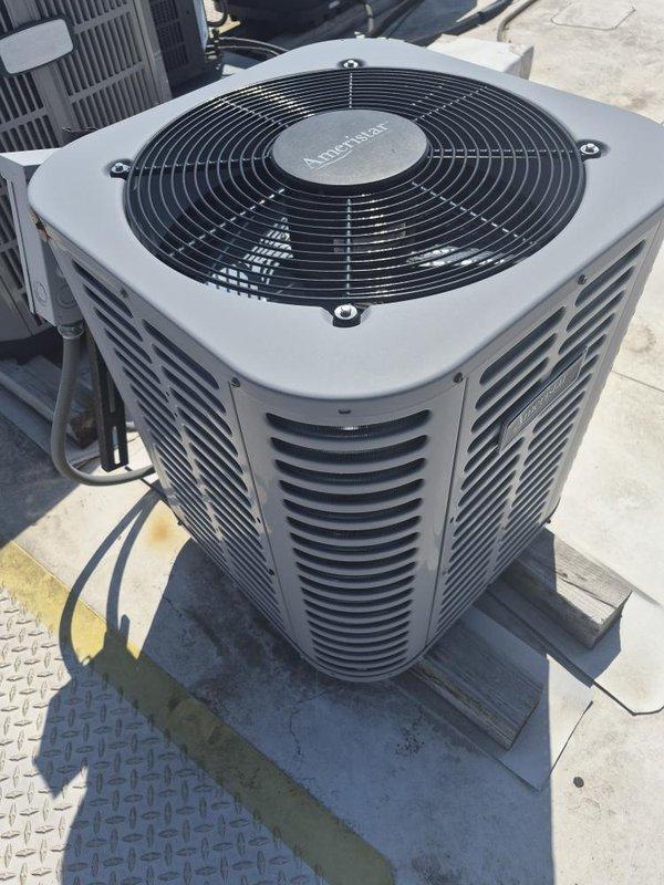 # HVAC Tune-Up Service Completed

Performed comprehensive tune-up service on single-system AmeriStar air conditioning unit. Conducted electrical diagnostics using digital multimeter to verify proper voltage and amperage readings at the air handler, testing motor components and electrical connections. Collected service fee as requested. Air handler was found to be operating without an air filter installed; customer notified of this condition. Inspected outdoor condenser unit on rooftop installation, confirmed fan operation and overall system functionality. All accessible electrical connections were examined and tested to ensure safe operation of the system.