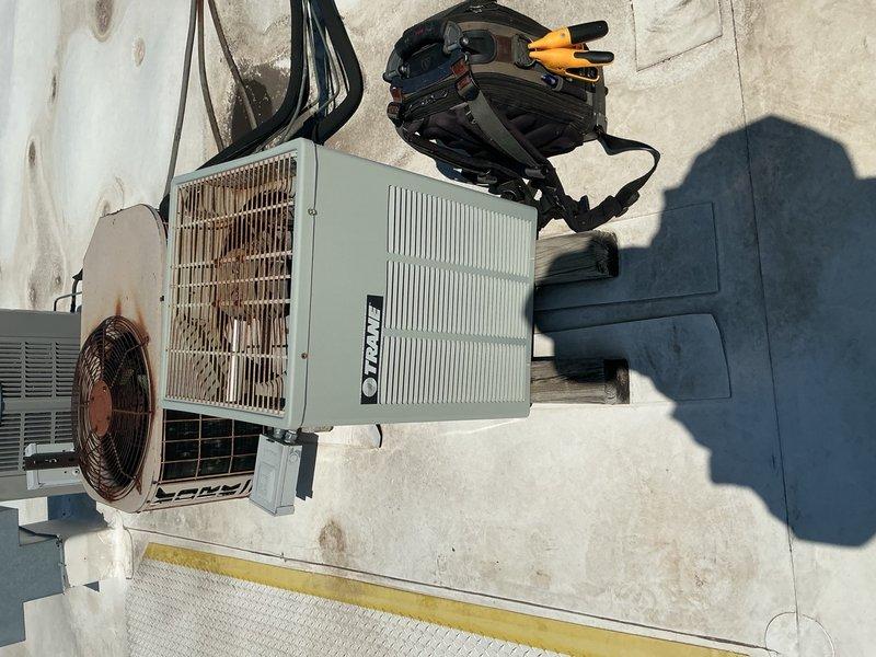 Performed commercial preventive maintenance inspection on two rooftop air conditioning condenser units per contractual agreement. Completed clean and check procedures on both units, inspecting condenser coils, electrical connections, refrigerant levels, and operational controls to ensure optimal system performance and compliance with maintenance schedule.