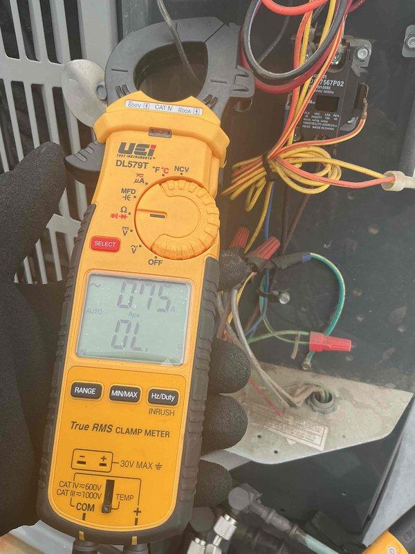 Completed preventive maintenance tune-up on rooftop HVAC system. Performed comprehensive electrical diagnostics using clamp meter, measuring amperage draw of 242A and verifying proper voltage levels across all components. Inspected and tested contactor, relay, and associated wiring connections. Replaced 12x20x1 air filter. All electrical parameters within manufacturer specifications, system operating efficiently with no deficiencies noted.