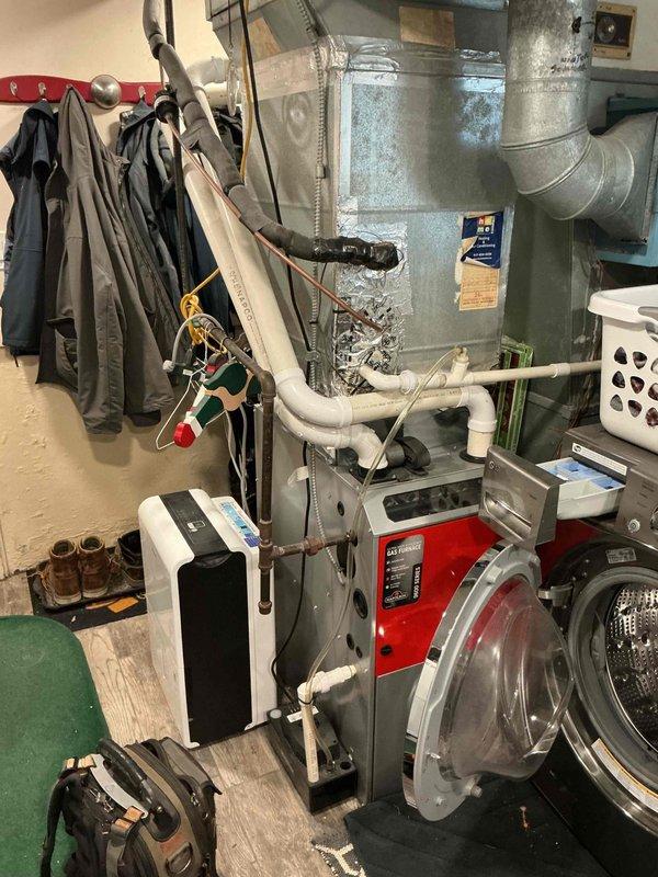 Performed comprehensive clean and check maintenance on residential HVAC system per comfort plan agreement. Completed full inspection of furnace and air conditioning components, including cleaning of condenser coils, verification of refrigerant levels, testing of electrical connections, and assessment of ductwork integrity. System is operating within manufacturer specifications and ready for continued service.