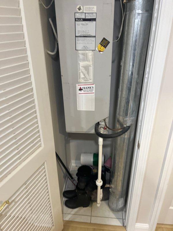 Completed HVAC estimate for 2-ton air conditioning system in condominium unit. Inspected existing air handler and associated mechanical equipment in utility closet, documented current installation including ductwork, condensate drainage system, and electrical connections. Provided pricing and recommendations for AC system replacement or service based on equipment assessment.