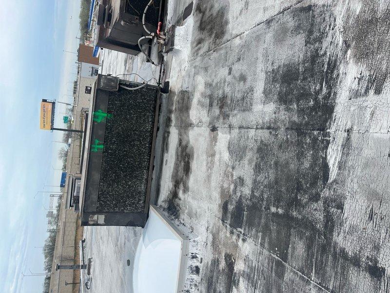 Verified refrigerant removal from two decommissioned RTUs on Unit D rooftop. Removed gas lines from warehouse area, eliminated associated roof penetrations, and capped all gas line termination points inside warehouse at nearest connection locations. Coordinated with contractor support utilizing scissor lift for safe rooftop access to complete demolition work on aged HVAC equipment and associated utility connections.