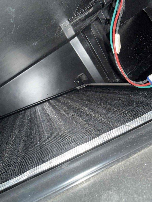 Completed Clean and Check service on Trane air conditioning and air handler system per Gold Comfort Plan maintenance agreement. Performed comprehensive inspection of all system components, verified proper operation of cooling stages as indicated by CLG2 status on control panel, and documented equipment condition with photos. Customer requires 20x25x4 air filter for next service visit.