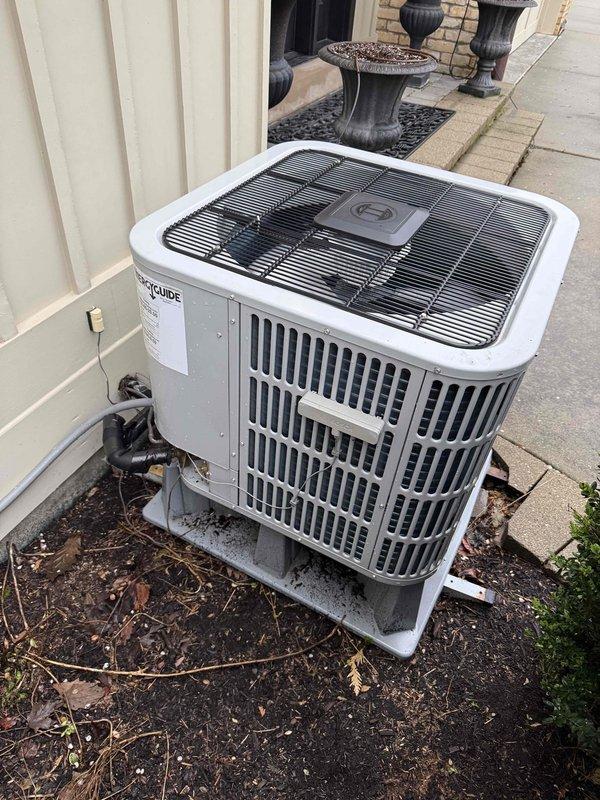 Completed comprehensive clean and check maintenance service on dual HVAC system including two air conditioning units and replaced two 20x25x4 media filters per comfort plan agreement. Performed thorough inspection of indoor Lennox furnace system in basement mechanical room and outdoor condenser unit, verifying proper operation of all components, refrigerant levels, electrical connections, and airflow efficiency to ensure optimal system performance for the upcoming cooling season.