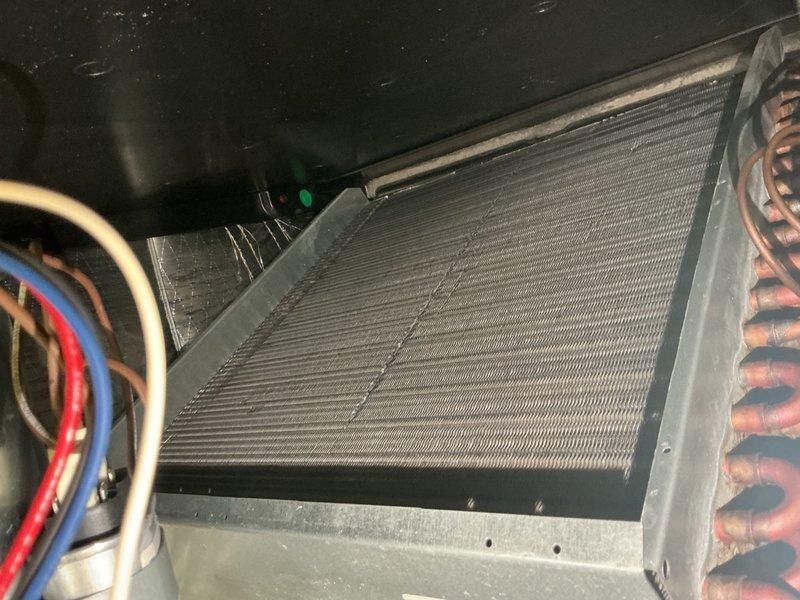 Completed comprehensive tune-up maintenance on single HVAC system, including electrical diagnostics with amp draw measurements on compressor and blower motor circuits. System found operating without air filter; advised customer of missing filter and recommended immediate installation to prevent coil contamination and reduced efficiency.