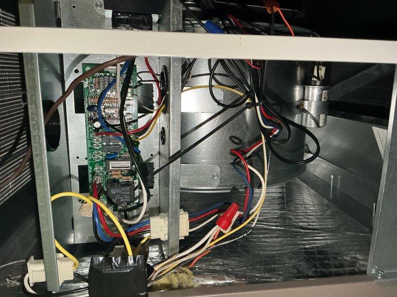 Completed preventative maintenance tune-up on a single-zone residential air conditioning system. Performed inspection of outdoor condenser unit and indoor air handler, checking all electrical connections, control board operation, and blower motor assembly. System tested and confirmed operational with all components functioning within normal parameters.