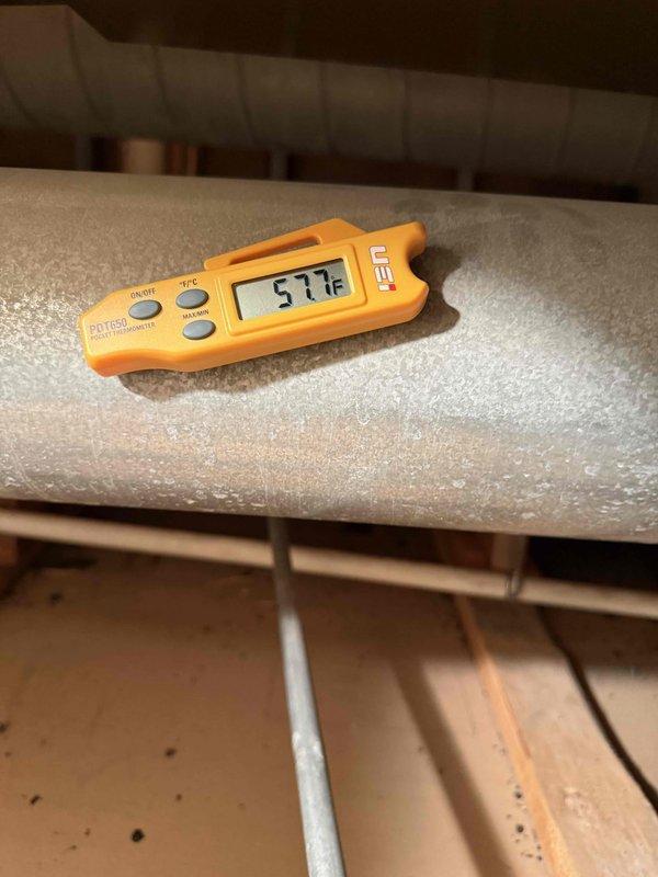 Completed annual air conditioning clean and check maintenance per Comfort Plan agreement. Performed comprehensive system inspection including electrical measurements with clamp meter showing 6.97 amp draw, verified supply air temperature at 57°F, and inspected all internal components including capacitors, wiring connections, and control boards. All components operating within normal parameters with no deficiencies noted.