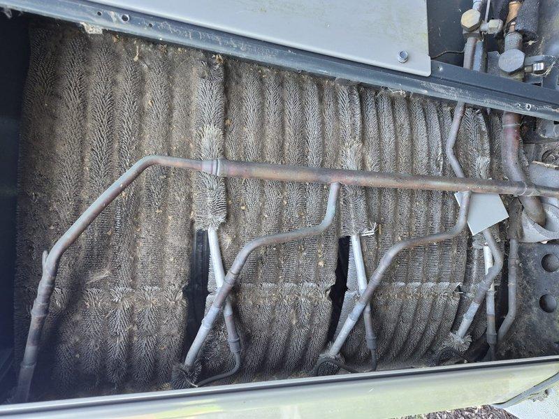 Completed comprehensive clean and check maintenance service on two air conditioning systems per the Comfort Plan agreement. Performed thorough inspection of both units, including examination of evaporator coils which showed significant accumulation of dust and debris on the aluminum fins. Cleaned internal components, inspected refrigerant lines and copper tubing for proper condition, verified electrical connections and wiring integrity, and checked all mechanical components including valves and fittings. Both systems were serviced and left in proper operating condition.