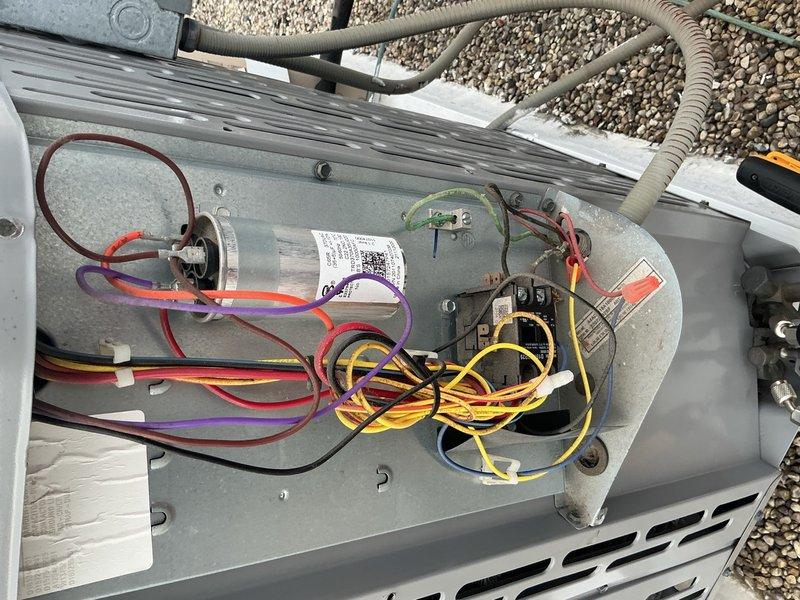 Completed comprehensive tune-up and maintenance on single-system HVAC unit, including air conditioning condenser and air handler. Performed clean and check procedures on all major components, inspected electrical connections and capacitor operation, verified proper system temperatures and refrigerant performance, and installed new 12x20x1 air filter. All equipment found operating within normal parameters with no deficiencies noted.