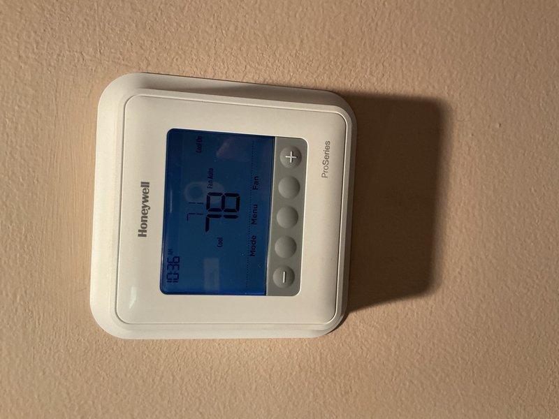 Completed comprehensive tune-up on single-system HVAC unit, including air conditioning and air handler components. Performed clean and check procedures on all major components, replaced 16x20x1 air filter, and verified electrical readings using clamp meter with system operating at 79°F on Honeywell Pro-Series thermostat. All electrical connections, capacitors, and wiring inspected and found secure with proper voltage readings confirmed throughout the system.