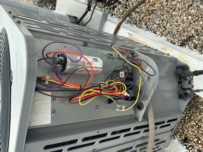 Performed comprehensive tune-up and maintenance on single-system air conditioning unit with air handler. Conducted clean and check procedures on outdoor condensing unit, inspecting electrical components including capacitor, contactor, and wiring connections. Tested system performance using digital clamp meter to verify proper amperage draw and electrical operation. Replaced air filter and completed full system evaluation to ensure optimal performance and efficiency.