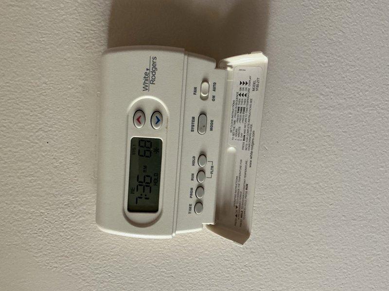 Completed comprehensive tune-up maintenance on single HVAC system, including air conditioning unit and air handler. Performed clean and check procedures on all components, verified system operation at thermostat showing proper temperature readings, and conducted electrical diagnostics using clamp meter to ensure proper amperage and voltage levels at motor terminals. Replaced 16x20x1 air filter and confirmed optimal system performance upon completion.