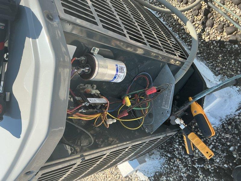 Completed preventive maintenance tune-up on rooftop air conditioning system and air handler. Performed comprehensive cleaning and check procedures on both units, inspected electrical components including capacitor and contactors, verified all wiring connections, and replaced air filter per customer request. All equipment found operating within normal parameters upon completion of service.