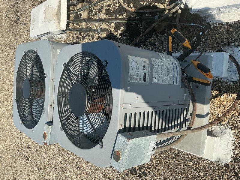 Completed comprehensive tune-up service on single-system HVAC unit including rooftop condensing unit and air handler. Performed clean and check procedures on all components, inspected electrical connections, tested system operation with digital multimeter, and replaced air filter. Unit found to be in functional condition with normal wear; all systems operating within acceptable parameters upon service completion.