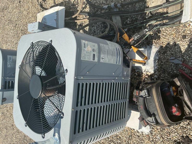 Completed comprehensive tune-up maintenance on single HVAC system including air conditioning and air handler units. Performed standard cleaning and inspection procedures, verified electrical connections and capacitor operation, and collected customer information for future service coordination. Offered optional 16x20x1 air filter replacement as part of routine maintenance recommendations.