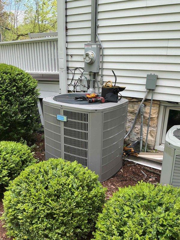 Completed preventive maintenance clean and check on two residential HVAC systems per Comfort Plan agreement. Performed comprehensive inspection of outdoor condensing unit including coil cleaning, refrigerant level verification, and electrical connection testing. Inspected indoor air handler components, replaced air filter at return air vent, and verified proper airflow throughout system. Both units operating within manufacturer specifications with no deficiencies noted at time of service.