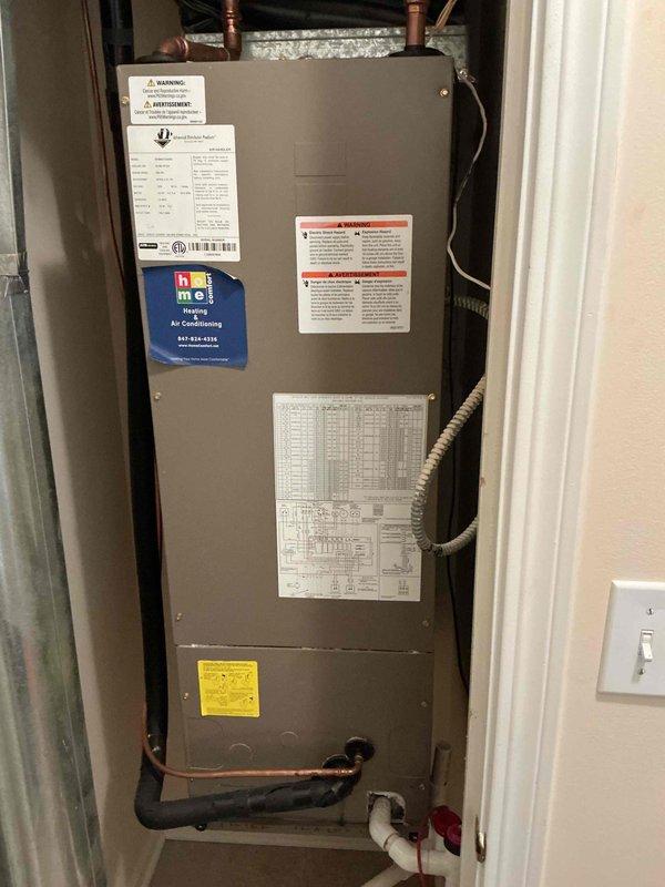 Completed comprehensive tune-up maintenance on single HVAC system including air handler inspection and electrical component testing. Performed diagnostic testing of capacitor using clamp meter to verify proper electrical operation and system performance. Collected payment as specified per service agreement for new customer account.