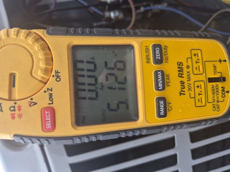 Completed preventative maintenance tune-up on residential air conditioning system. Performed comprehensive inspection of outdoor condenser unit, verified proper operation of compressor and fan assembly, checked electrical connections and measured system voltages and amperage draws using digital multimeter to confirm equipment operating within manufacturer specifications. System found to be in good working condition with all components functioning properly at time of service.