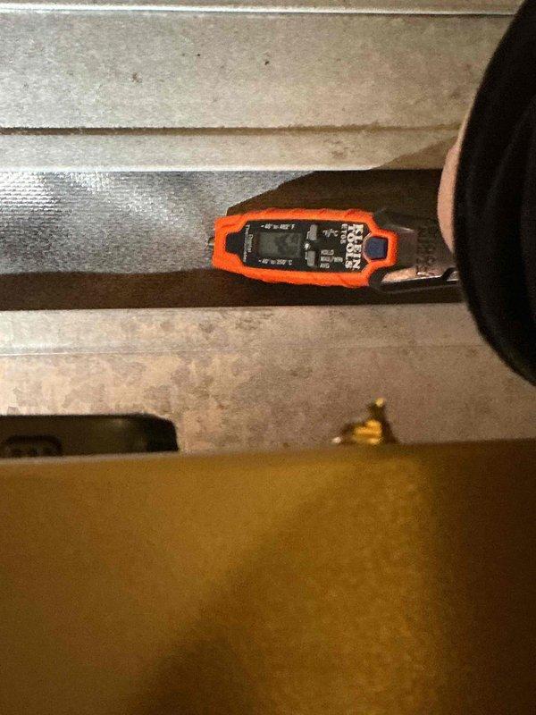 Completed comprehensive tune-up on single HVAC system including clean and check service for both air conditioning and air handler units. Performed diagnostic testing of system capacitor using digital multimeter, verified proper capacitance readings, and replaced air filter to maintain optimal airflow and system efficiency.