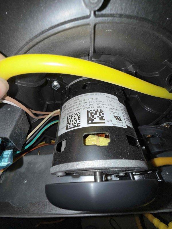 Responded to no power condition at thermostat with red wire not receiving voltage. Performed diagnostic testing on HVAC system electrical components and traced power supply from equipment to thermostat control circuit. Inspected blower assembly motor connections and wiring harness for continuity issues. Identified faulty pressure switch preventing 24V power from reaching thermostat red wire terminal. Removed defective pressure switch, verified proper voltage supply, and installed replacement pressure switch. Reconnected all wiring to appropriate terminals, secured connections, and tested system operation. Confirmed thermostat now receiving proper 24V power supply and system responding correctly to temperature calls.