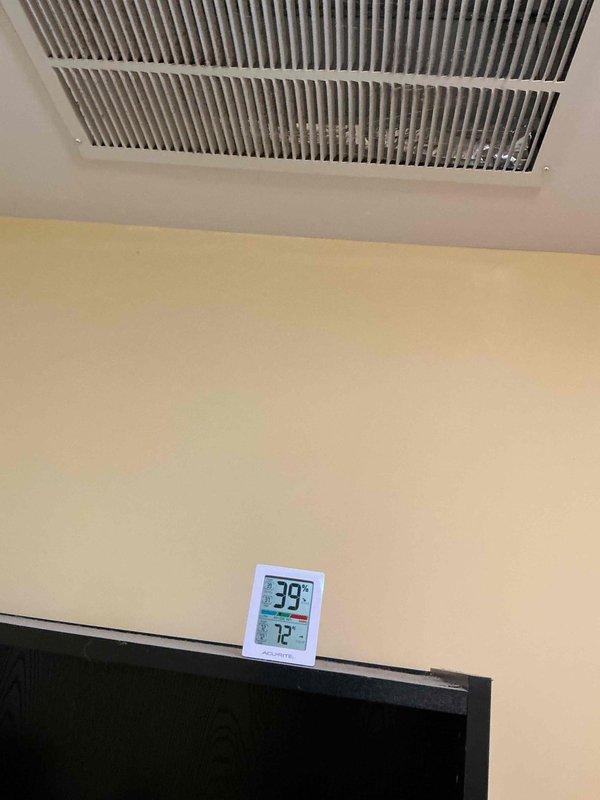 Completed comprehensive Clean and Check maintenance service on single HVAC system including furnace, water heater, and humidifier per comfort plan agreement. Performed full system inspection, cleaned all components, verified proper operation of heating equipment and accessories, and documented system conditions with interior cabinet and thermostat readings showing 72°F temperature and 39% humidity levels.
