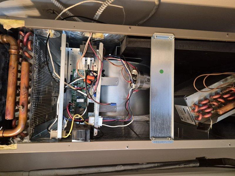 Completed comprehensive tune-up and inspection of single HVAC system per building specifications. Performed thorough evaluation of air handler components including evaporator coil, blower assembly, electrical controls, and refrigerant lines, all found to be in proper working order. Customer declined filter replacement at time of service.
