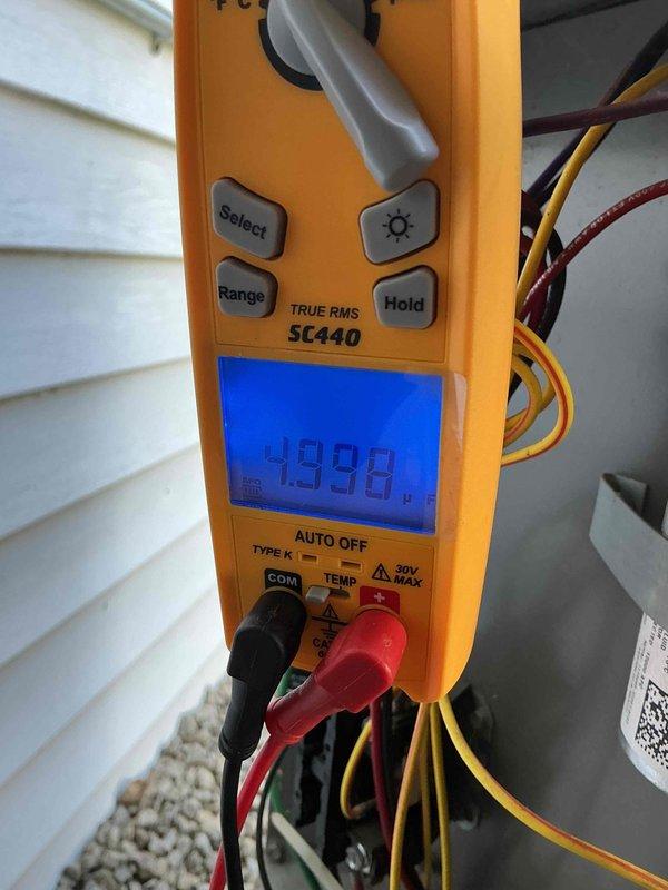 Performed comprehensive clean and check maintenance on Lennox air conditioning system and air handler per Comfort Plan agreement. Conducted electrical diagnostics using digital multimeter, verified system operation and performance readings, and serviced outdoor condenser unit. Additionally turned off pilot light on boiler as requested for seasonal shutdown.